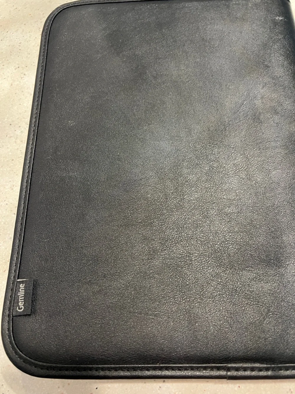 Black Zippered Tablet Portfolio Case